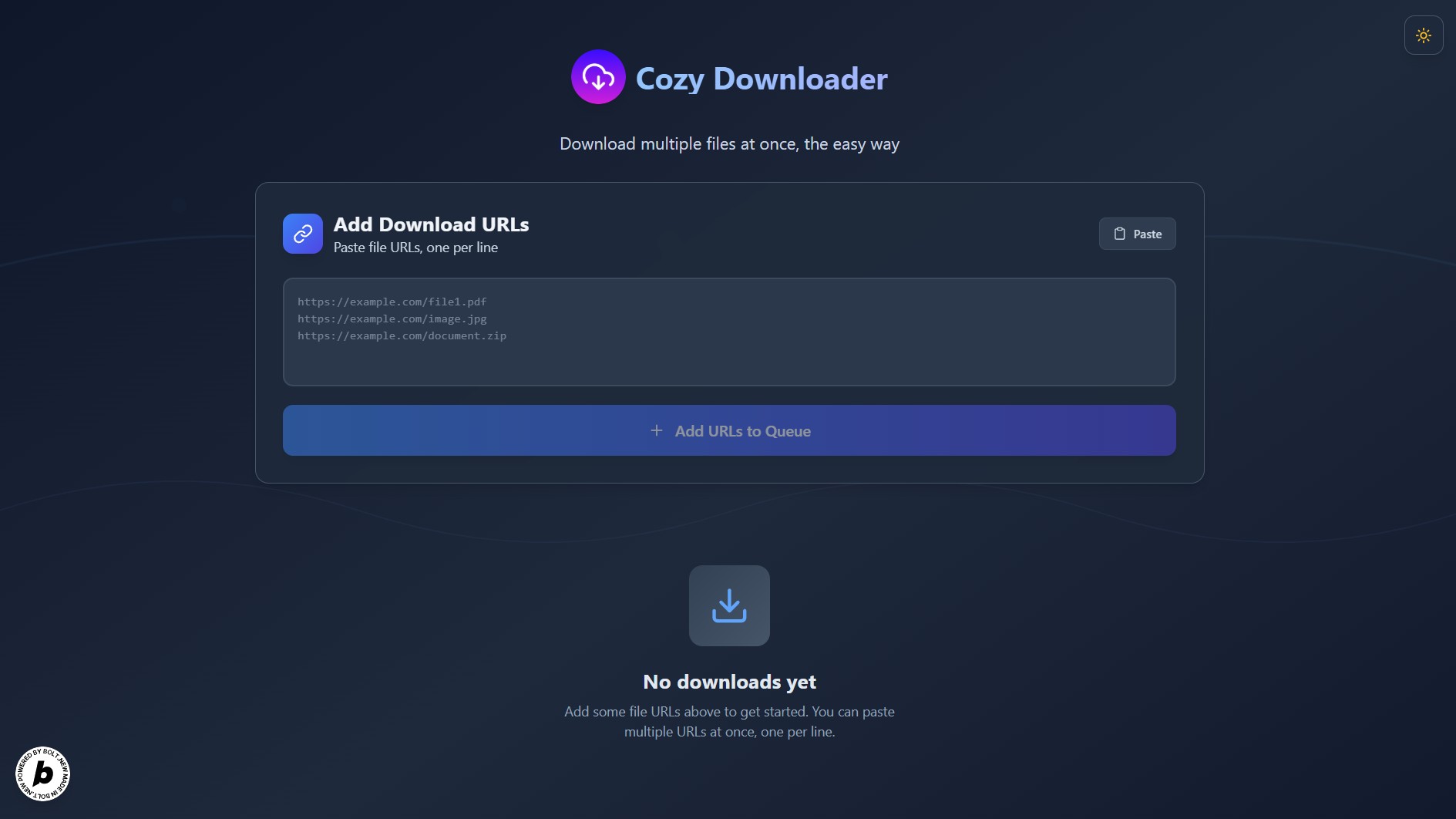 📁 Cozy Downloader
